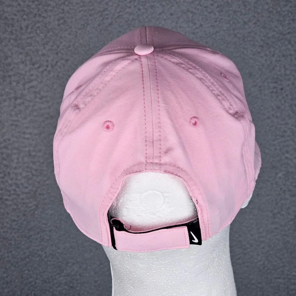 Nike Hat Mens L/XL Pink Club Cap Dri-FIT FB5625-690 Adjustable Swoosh Logo